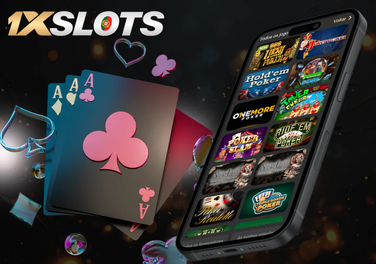 os tipos mais populares de póquer são apresentados no site 1xSlots
