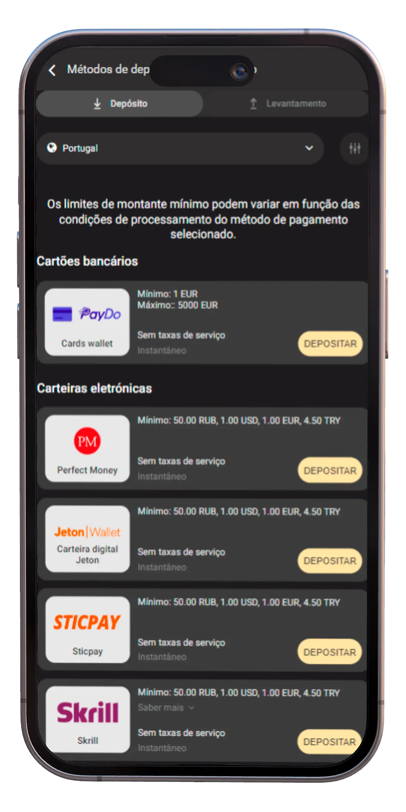 1xslots pagamentos
